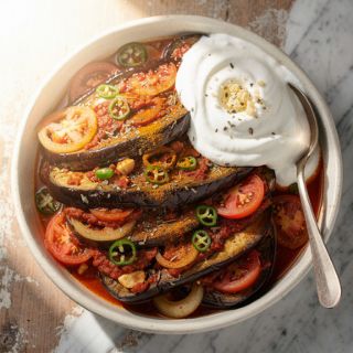 Borani Banjan (Eggplant Dish)