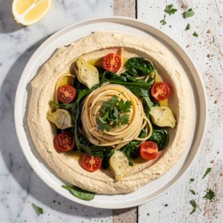Creamy Hummus Pasta