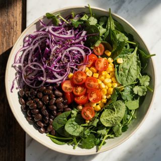 Black Bean Fiesta Mason Jar Salad