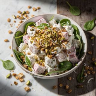 Healthy Watergate Salad with Greek Yogurt