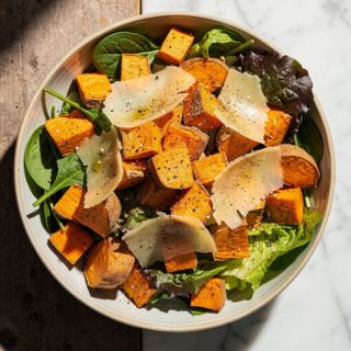 Loaded Sweet Potato Nacho Salad Bowls