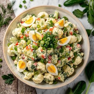 Low Carb Cauliflower Potato Salad