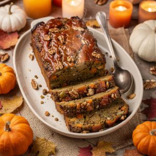 Maple-Glazed Lentil Loaf